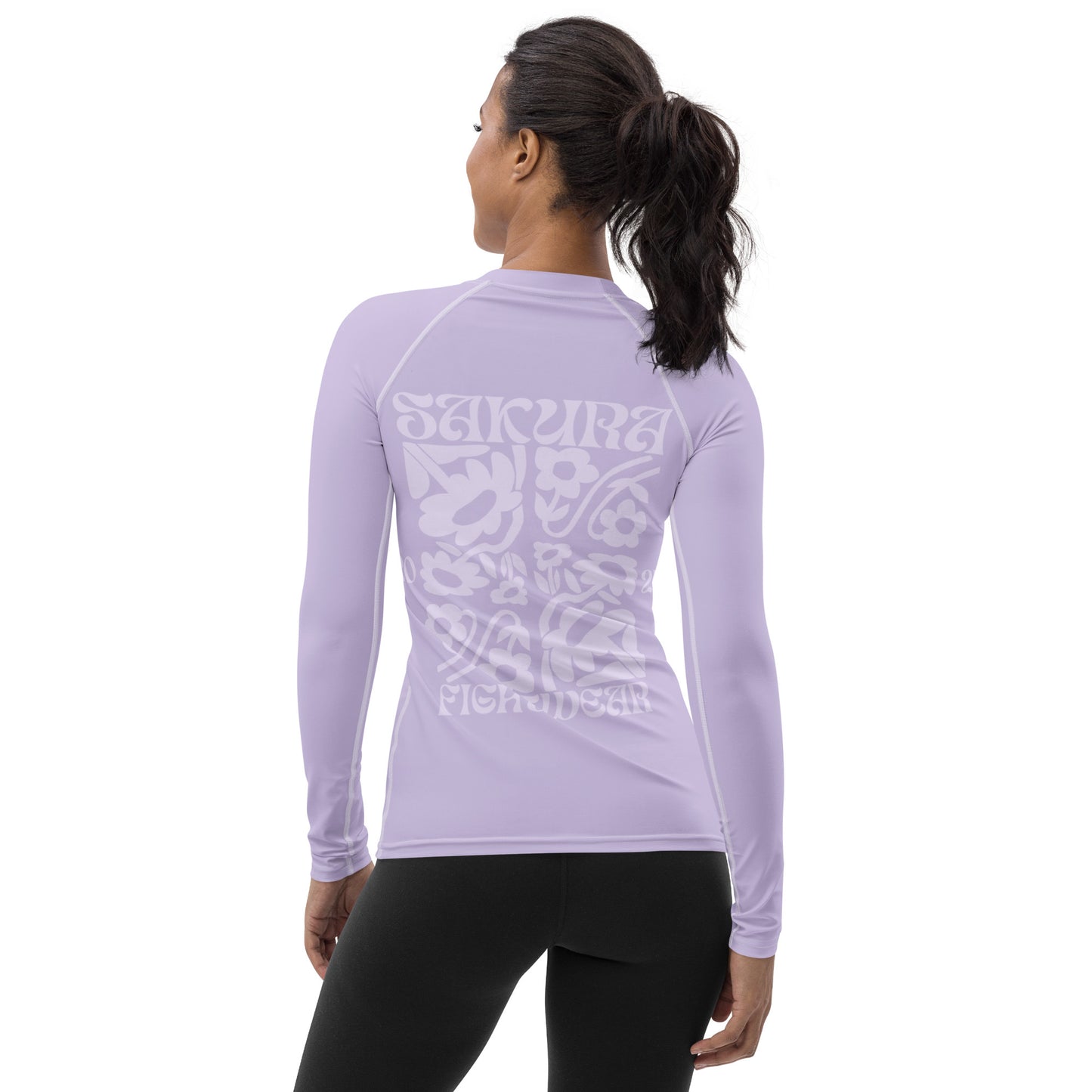 Lilac Long Sleeve Rash Guard
