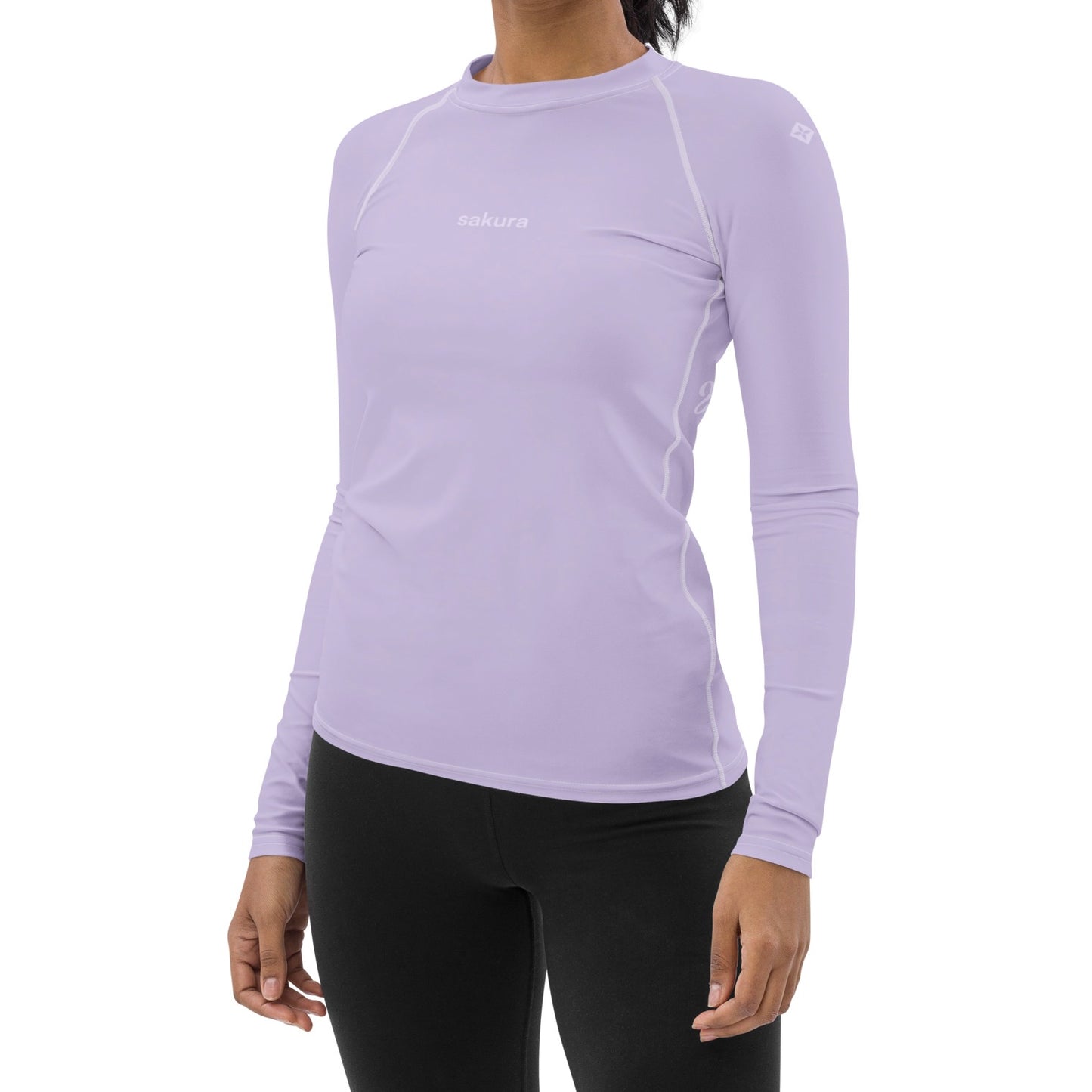 Lilac Long Sleeve Rash Guard