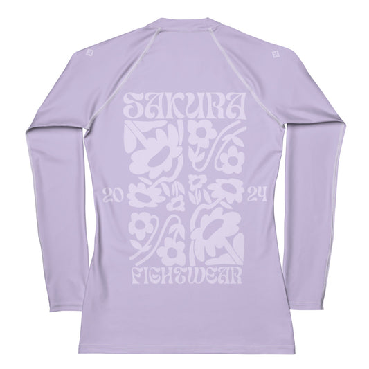 Lilac Long Sleeve Rash Guard