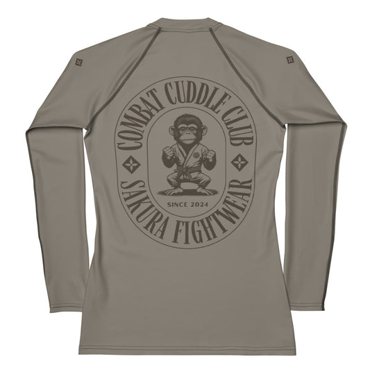 Cuddle Combat Monkey Long Sleeve Rash Guard