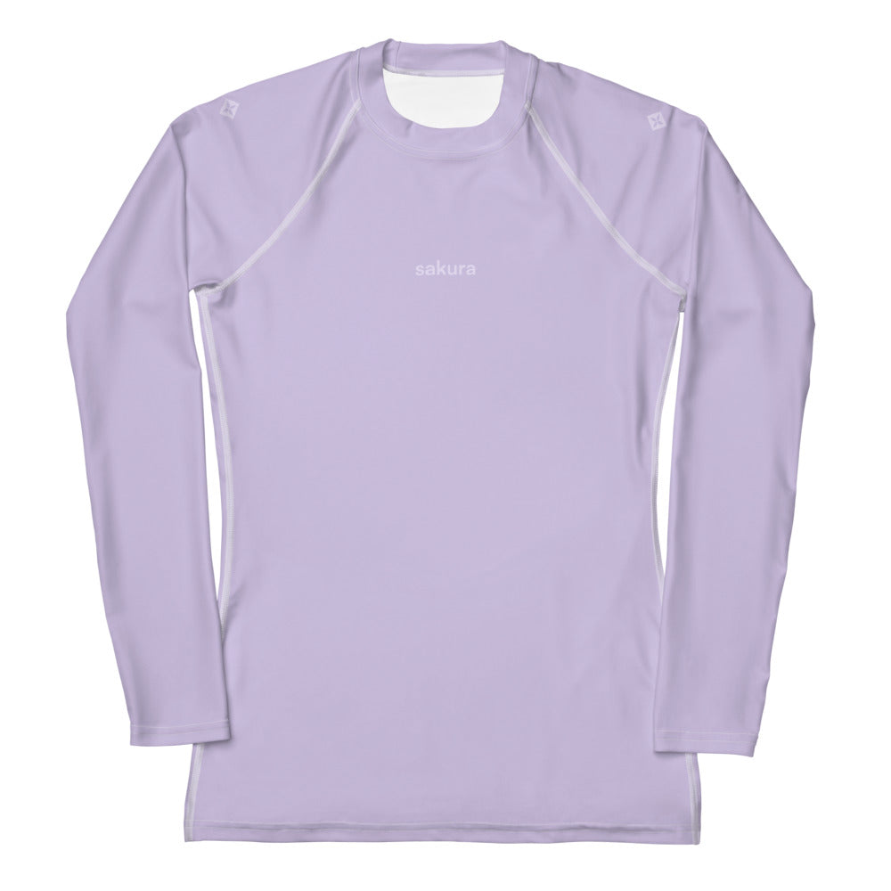Lilac Long Sleeve Rash Guard