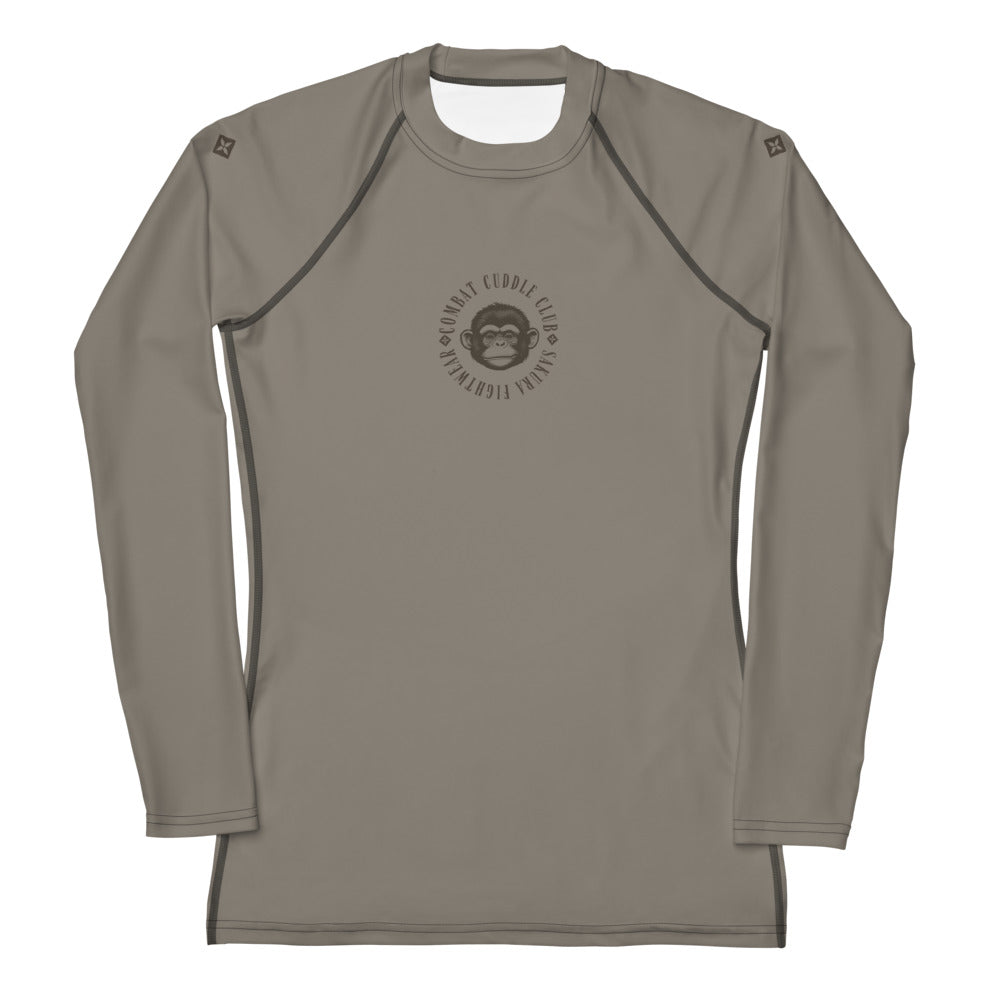 Cuddle Combat Monkey Long Sleeve Rash Guard