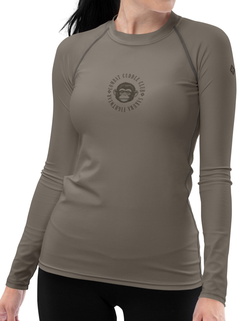 Cuddle Combat Monkey Long Sleeve Rash Guard