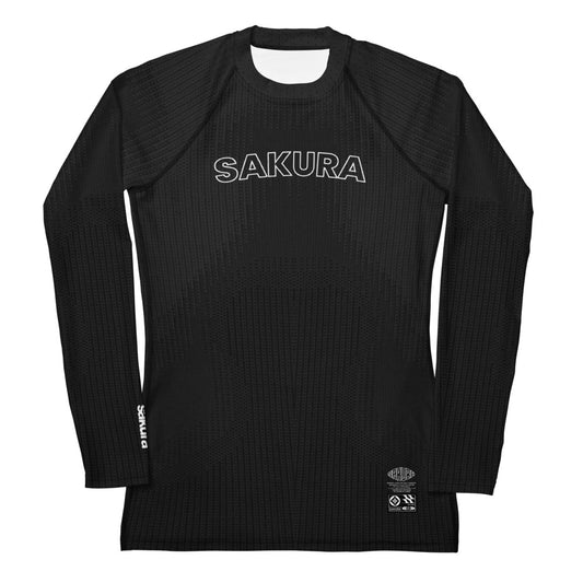 Zenith Black Long Sleeve Rash Guard