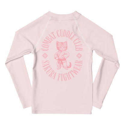 Combat Cuddle Club Kitten Kids Rash Guard