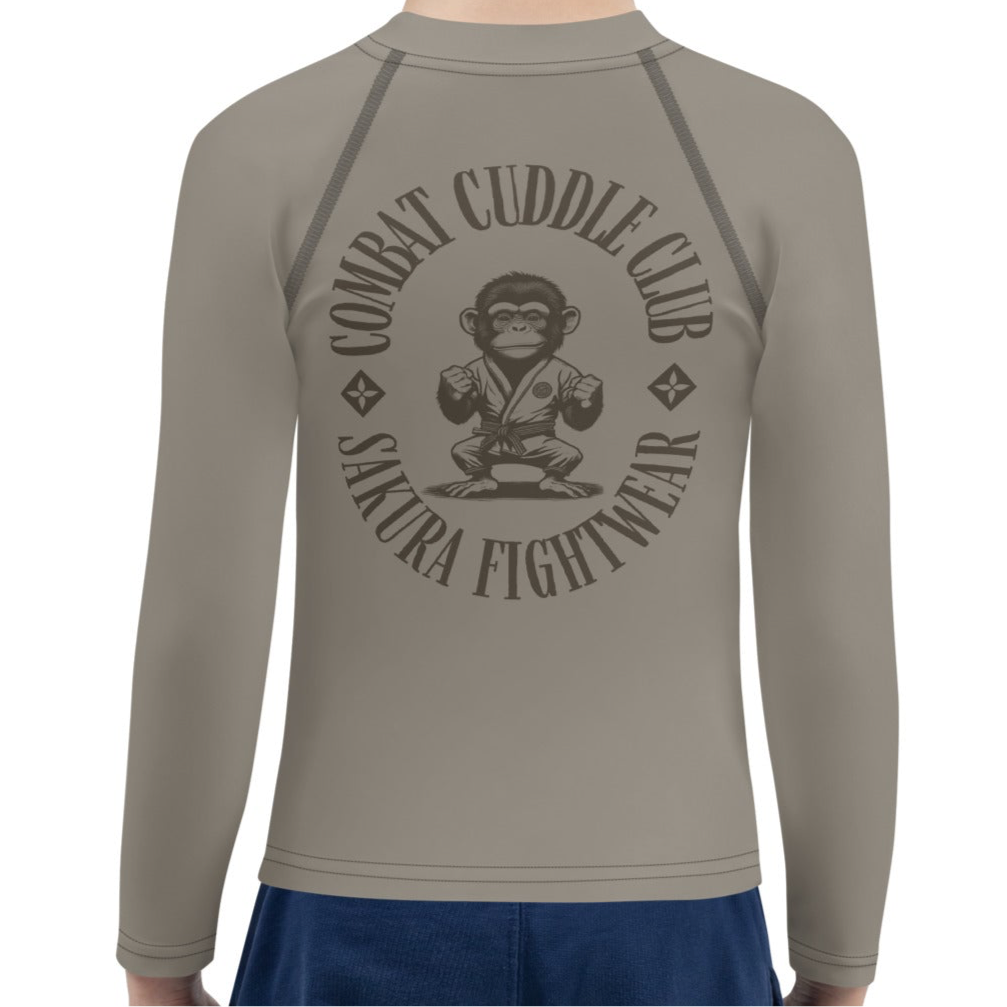 Combat Cuddle Club Monkey Kids Rash Guard