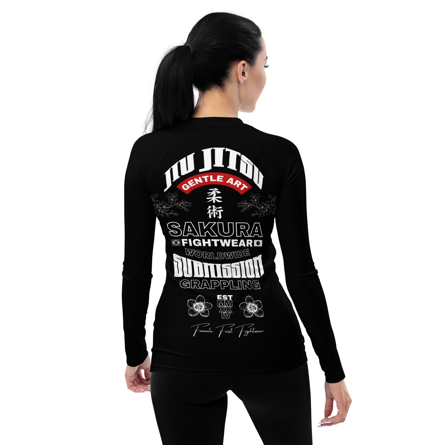 Women's Adept Long Sleeve Jiu Jitsu Rash Guard