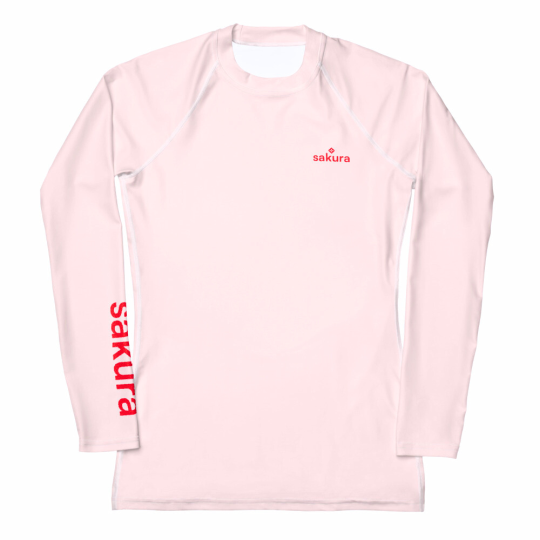 Sakura Serene Pink Long Sleeve Rash Guard