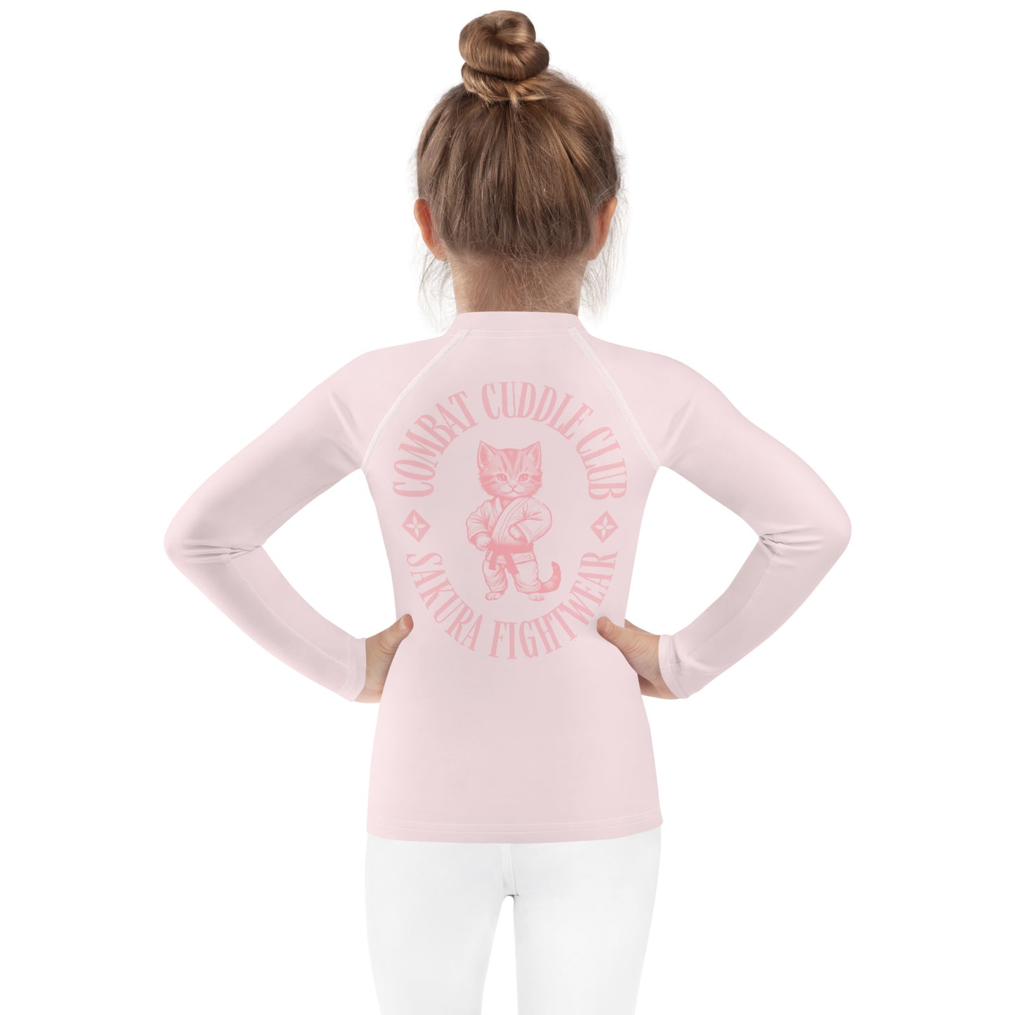 Combat Cuddle Club Kitten Kids Rash Guard