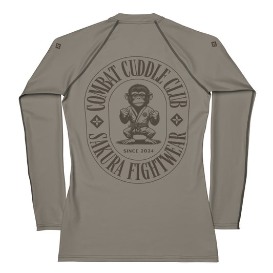 Cuddle Combat Monkey Long Sleeve Rash Guard