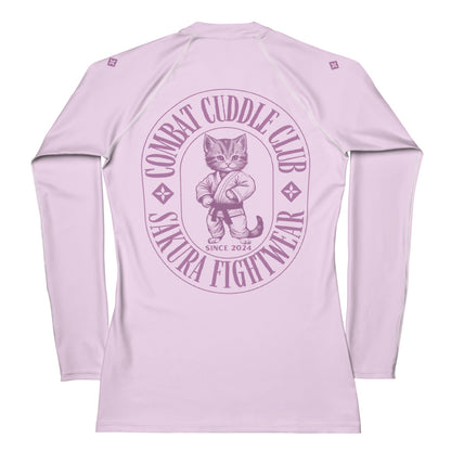 Combat Cuddle Kitten Long Sleeve Rash Guard