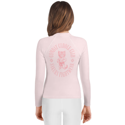 Combat Cuddle Club Kitten Youth Rash Guard