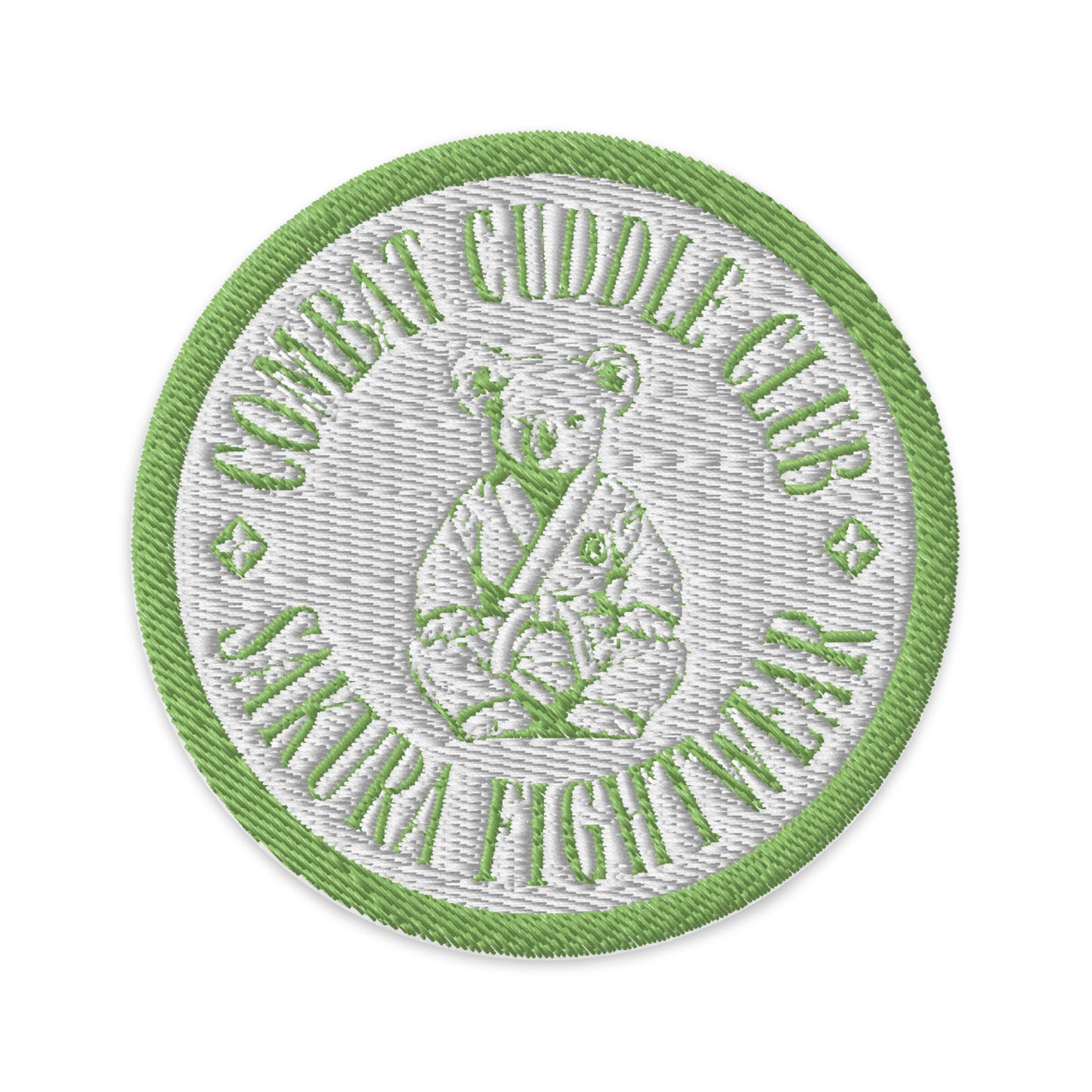 Combat Cuddle Club Embroidered Gi Patches